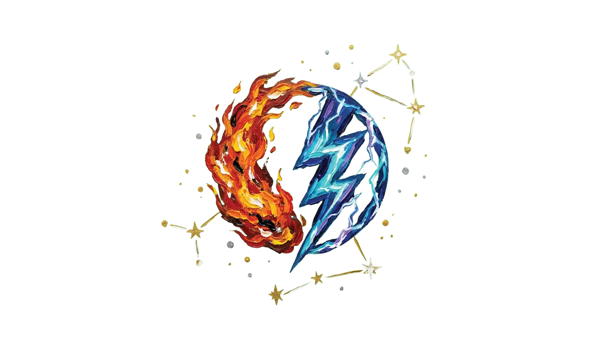 Arkanik s magickou knihou a svitky v laboratoři plné alchymistických přísad