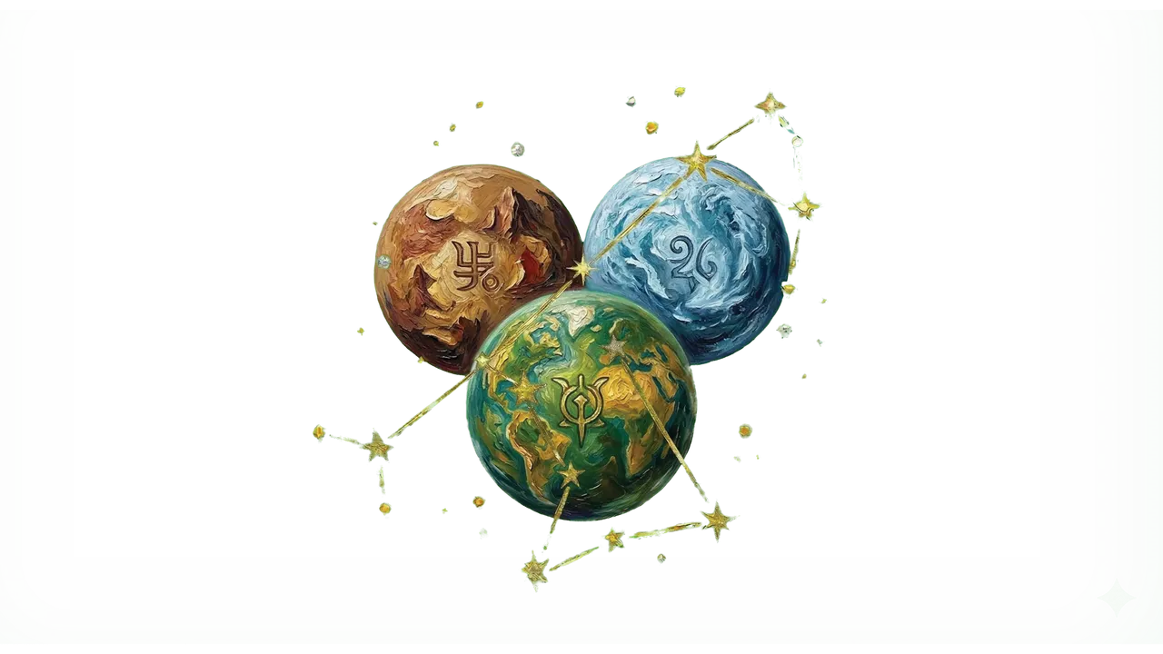 A white knight, painted dramaticall